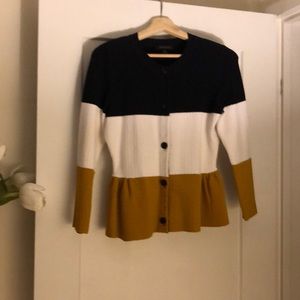 Ann Taylor layered sweater jacket.